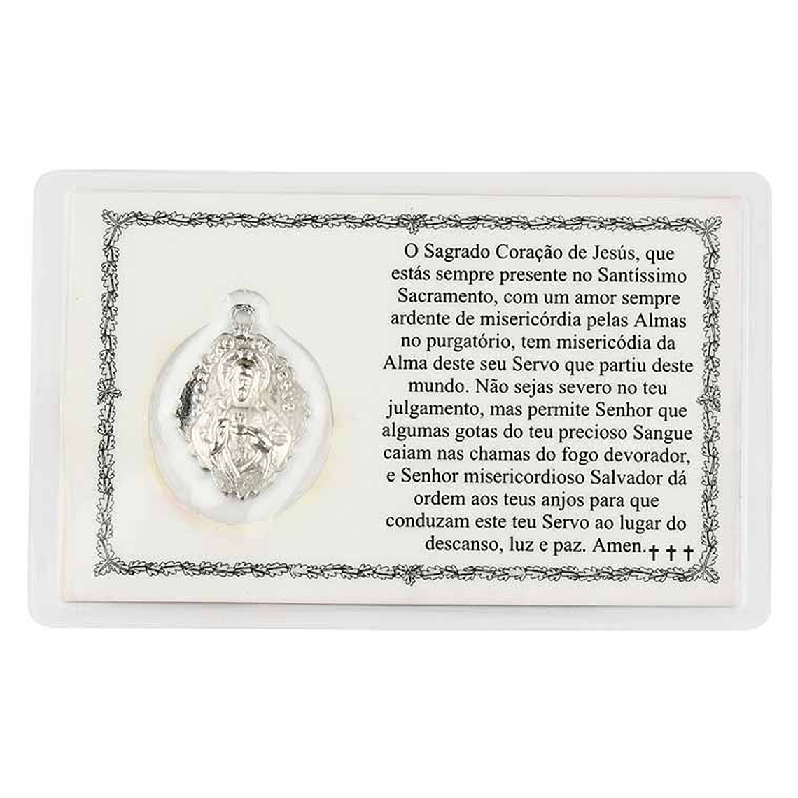 Biglietto con preghiera il Sacro Cuore di Gesù 2