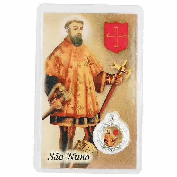 Carte avec prière à Saint Nuno 1