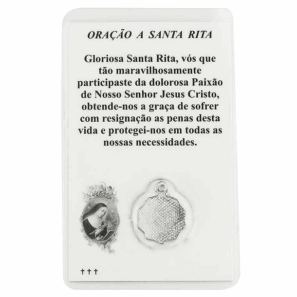 Tarjeta con oración a Santa Rita 2
