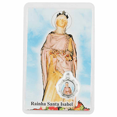 Card with prayer to Saint Elizabeth