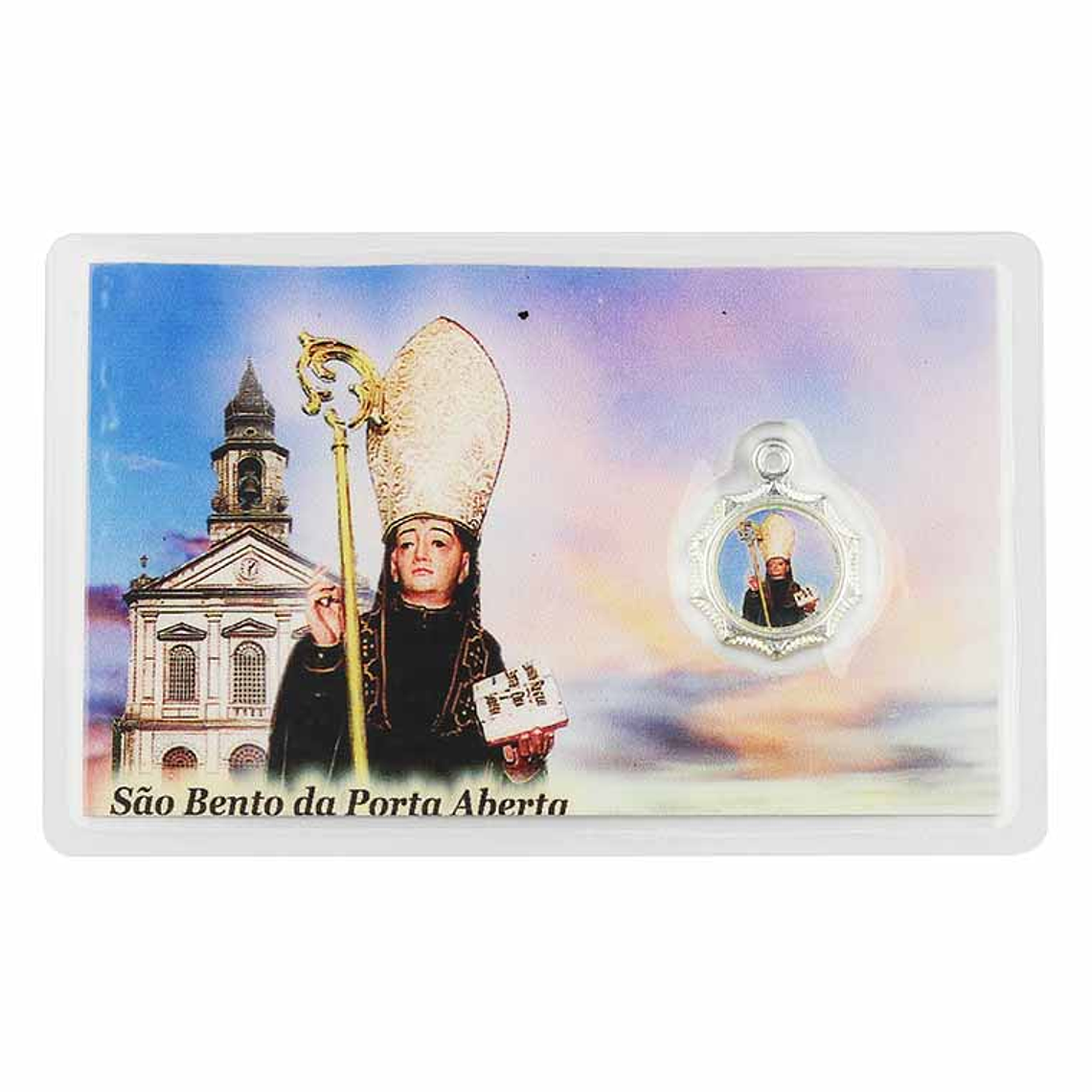 Saint Benedict prayer card 1