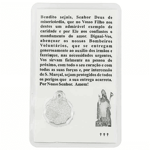 Card with prayer to Saint Martial
