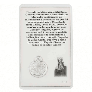 Tarjeta del corazón de María