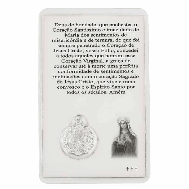 Prayer card of the Holy of Mary 2
