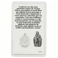 Prayer card of Saint Joseph
