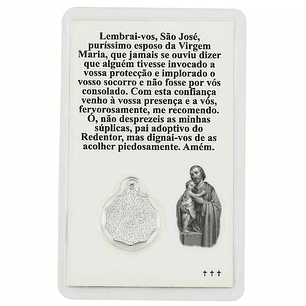 Carte de prière de Saint Joseph