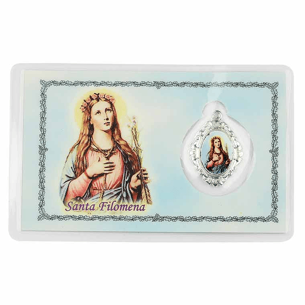 Prayer card of Philomena 1