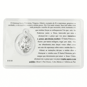 Prayer card of Philomena