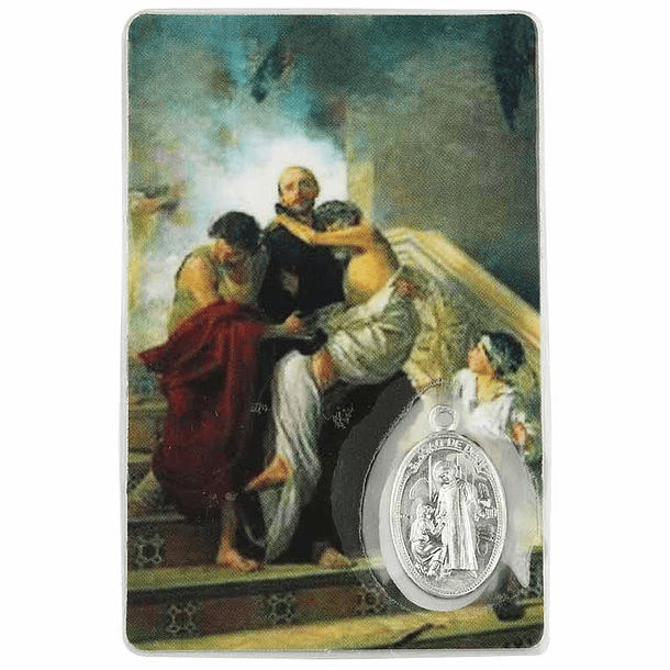 Biglietto con preghiera di San Giovanni di Dio 1