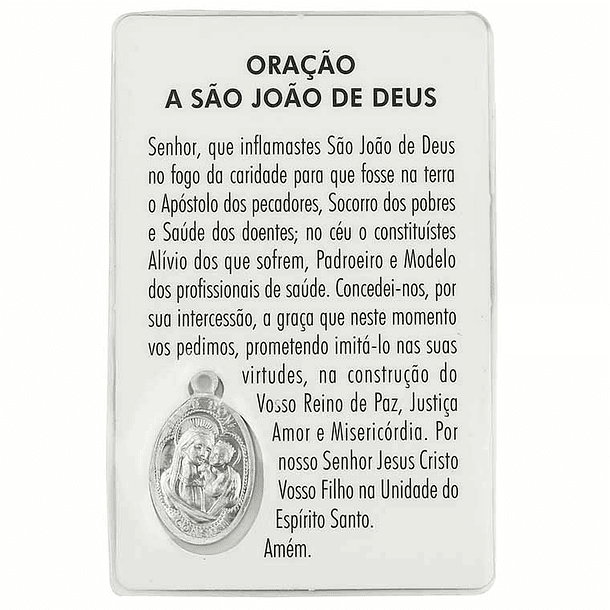 Prayer card of Saint John of God 2