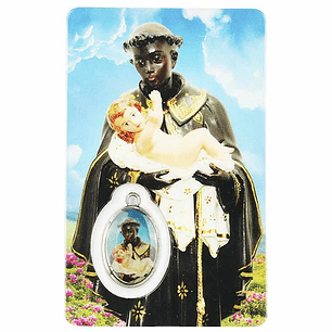 Saint Benedict prayer card