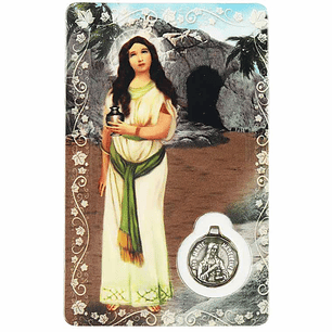 Prayer carda of Saint Magdalene