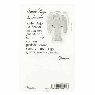 Prayer card to Guardian Angel