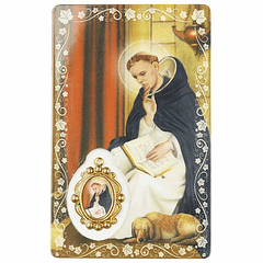 Prayer card of Saint Dominic