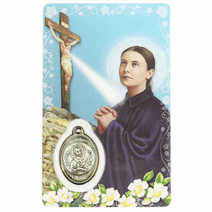 Prayer card of Saint Gemma