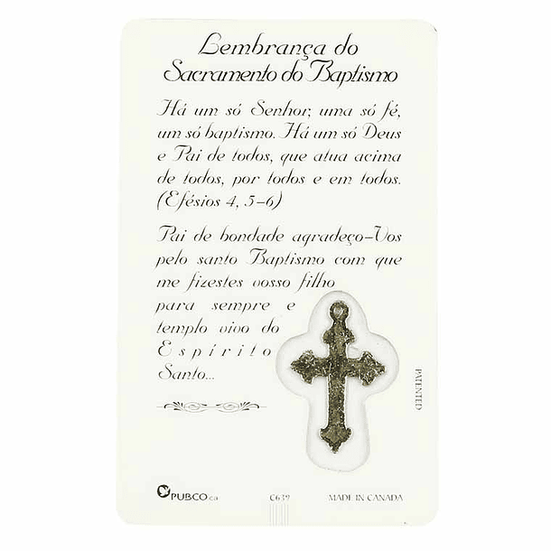 Baptism prayer card 2