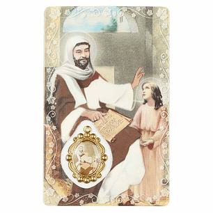 Saint Joachim prayer card