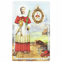 Carte avec prière de Saint-Romão
