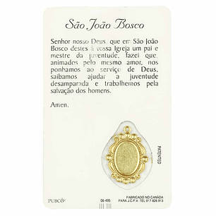 Carte avec prière de Saint-Jean Bosco