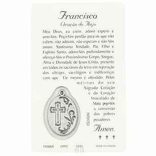 Prayer card of Saint Francisco
