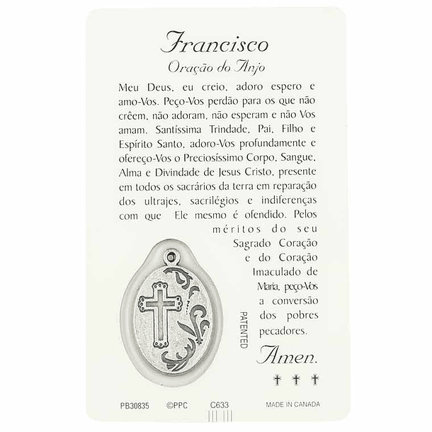 Prayer card of Saint Francis 2