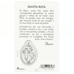 Prayer card of Saint Rita