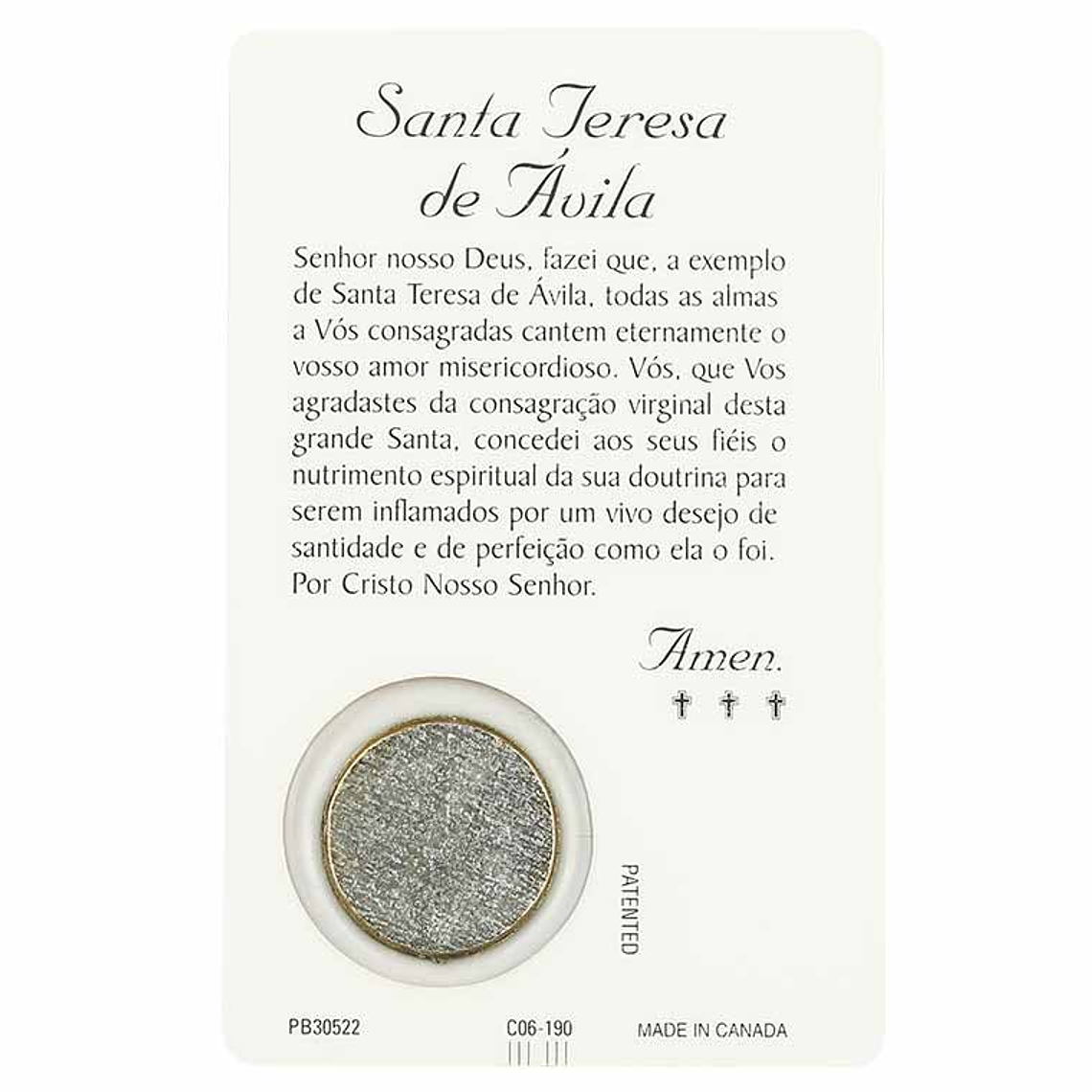 Carta con preghiera di Santa Teresa d'Avila 2