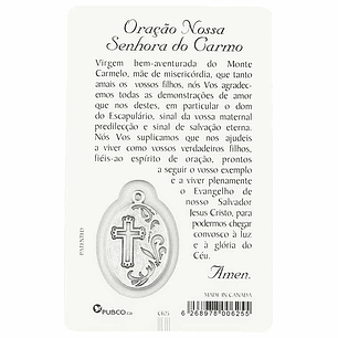 Carte Religieuse de Notre-Dame du Mont Carmel