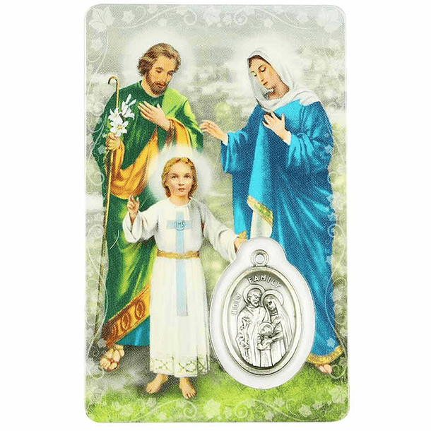 Prayer card of Holy Family 1