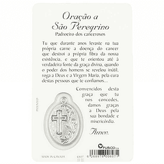 Prayer card of Saint Peregrine