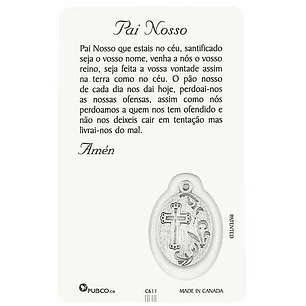 Tarjeta religiosa de Padre Nuestro