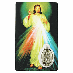 Prayer card of Divine Mercy