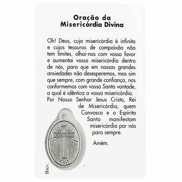 Carte de prière ​de la miséricorde divine 2