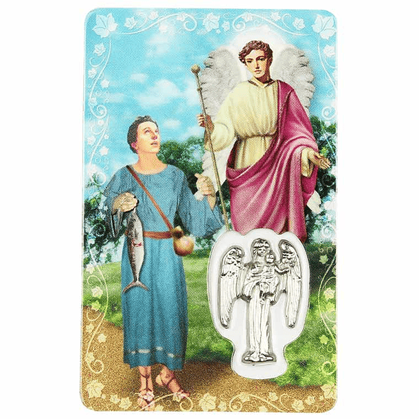 Prayer card of Saint Raphael Archangel 1
