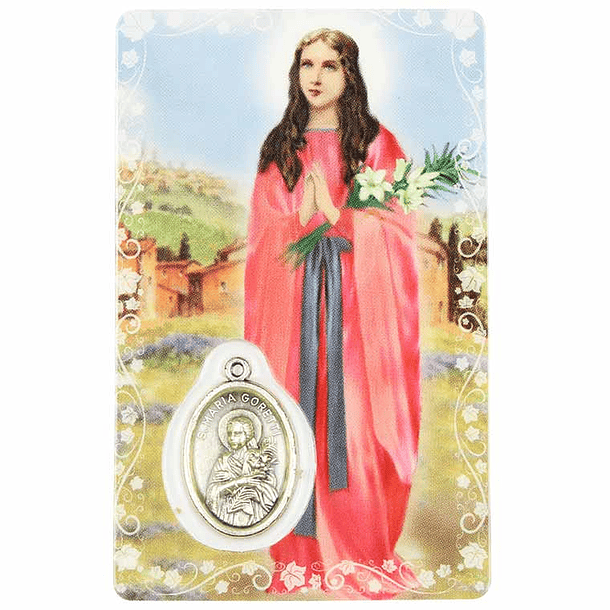 Prayer card of Saint Mary Goretti 1