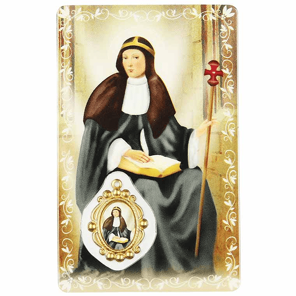 Prayer card of Saint Bridget 1