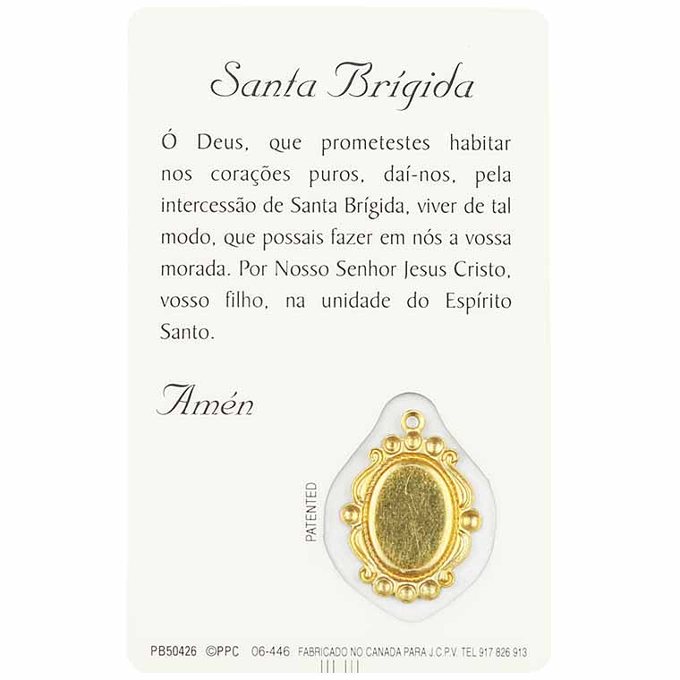 Prayer card of Saint Bridget 2