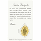 Prayer card of Saint Bridget - thumbnail 2