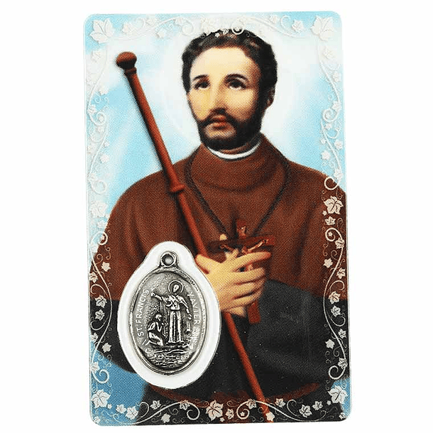 Prayer card of Saint Francis Xavier 1