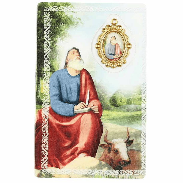 Prayer card of Saint Lucas 1