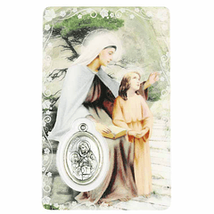 Prayer card of Saint Anna
