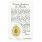 Prayer card of Our Lady of the Abadia - thumbnail 2