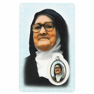 Prayer card of Sister Lucia