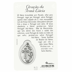 Prayer card of Sister Lucia