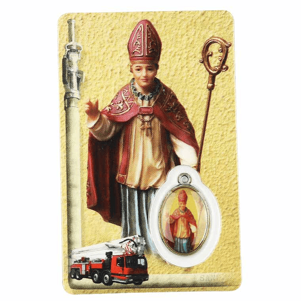 Prayer card of Saint Florian 1