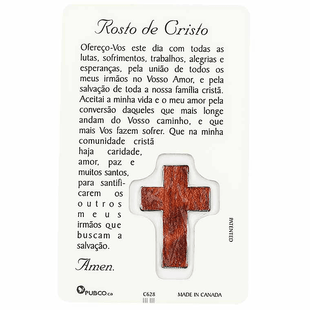 Prayer card of Christ 2