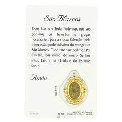 Carta con preghiera di San Marco