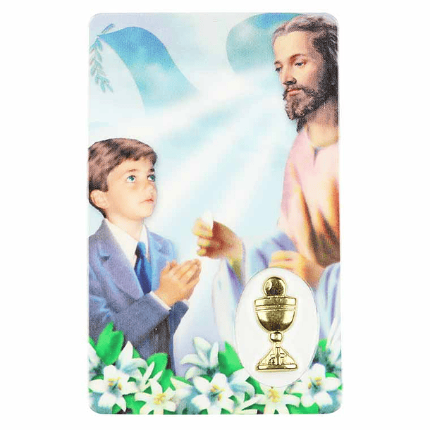 Prayer card of First Communion 1
