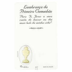 Carte de prière de la première communion