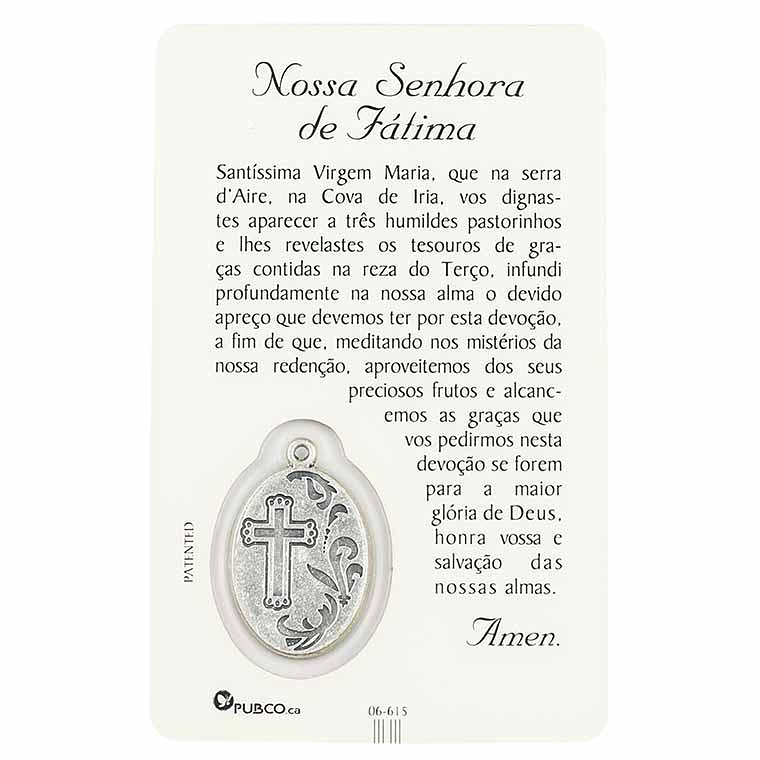 Carte de prière de Notre-Dame de Fatima 2
